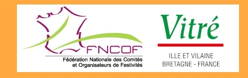 Logos FNCOF et Ville de Vitré